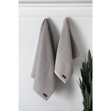Waffle towel Arya Home Kira, size 70x140 cm, lilac color