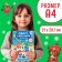 A book with stickers "Advent calendar. Snowman ”, with an erasing layer, A4 format, 24 p.