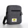 Youth bag with a zipper, gray color