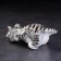 Porcelain figurine "Cat Barsik Gray", 20 cm