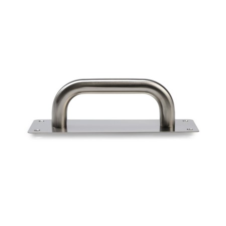 Door handle, stainless steel color, 200x65 mm-5
