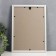 Photo frame plastic 21x30 cm white (981)