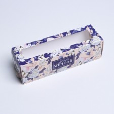 Box for Makarun, confectionery packaging, “Live Dream”, 18 x 5.5 x 5.5 cm
