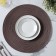 Napkin kitchen shade "Loft", d = 38 cm, coffee color