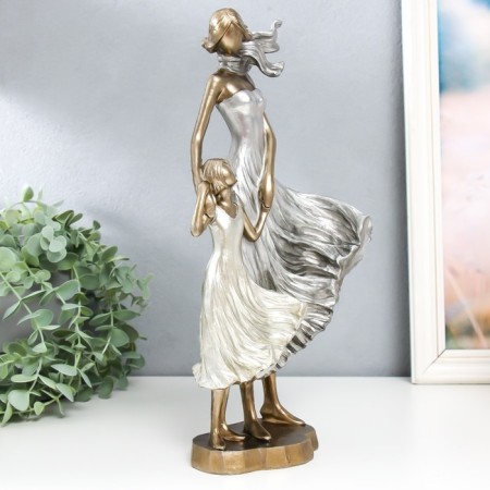 Souvenir Polystone "Mom and Daughter" 9x16.5x33 cm-1
