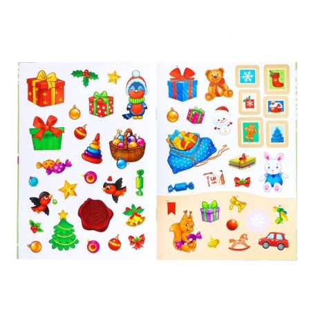 A book with the stickers “Letter Santa Claus. Tigerok ", 12 p.-1