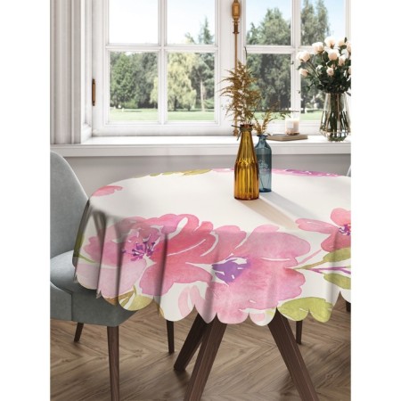 Photo scatter round, size 150x150 cm, Saten