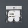Storage jars, 4 pcs, d = 2.8 cm, 5 ml, white/transparent color
