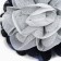Outlet. Bant for hair on an elastic band, white with blue, 11 cm, Minnie Mouse