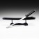 Souvenir weapon "Katana NAO" 77cm, black gloss, on a stand