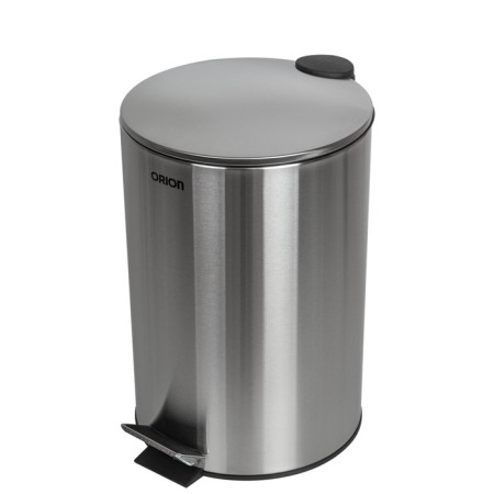 Garbage bucket with the pedal Orion 410070, 7 L, Matte Chrome Color