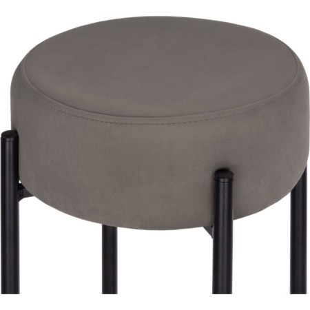 Barlier SIPL-30 Metal/velor, black/gray 40x40x74 cm-2