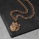 Piece "chain" tiger, color gold, 42 cm