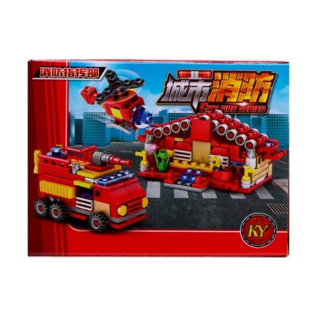 Designer Firefighters "Technique", 16 types, mix-16