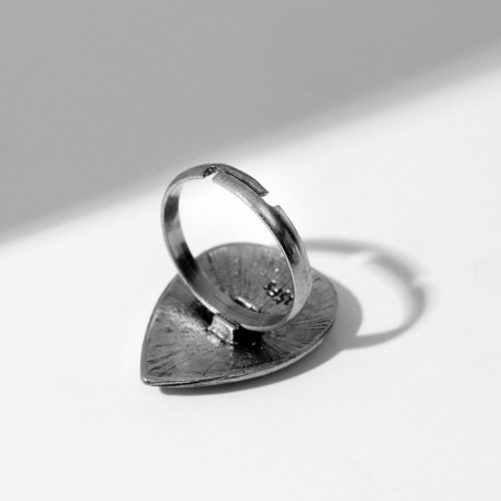 Ring "Ethnic" count pattern, color black silver, dimensionless-3