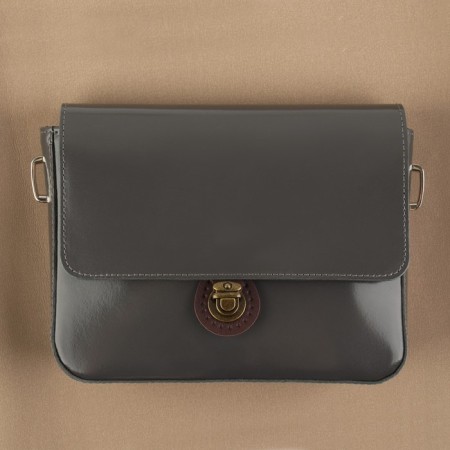 Bag Cauline, sewing, 6 × 4 cm, dark brown/bronze color-3