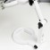 Lupa lamp for LEDX18 creativity from 3AAA, USB white 24.5x22 cm