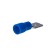 Domestic terminal isolated RPI-P 2.5- (6.3)/RPIP 2-6-0.8 plug 6.3 mm 1.5-2.5 mm², blue, in pack.