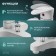 Bath mixer Zein Z3674, single-leaf, without shower set, ABS plastic, white
