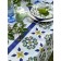 Mayolika tablecloth, size 140x220 cm, blue color