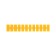 Klement screw block KV-10 4-10, current 10 A, polypropylene yellow rexant (10 pcs.