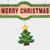 Decorative decoration (suspension) "Santa Claus with friends" 49.5x39.5 cm