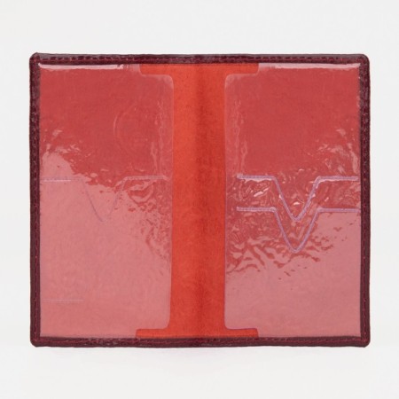 Cover for passport, burgundy color-2