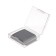 Eraser Rectangular gray nag, size 37 x 35 x 0.9 mm, in a box