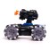 Radio controlled tank Stunt, 4WD all-wheel drive, shoots missiles, black-blue color