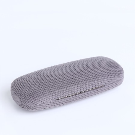 Case for glasses on the cracker, length 16 cm, color gray-1