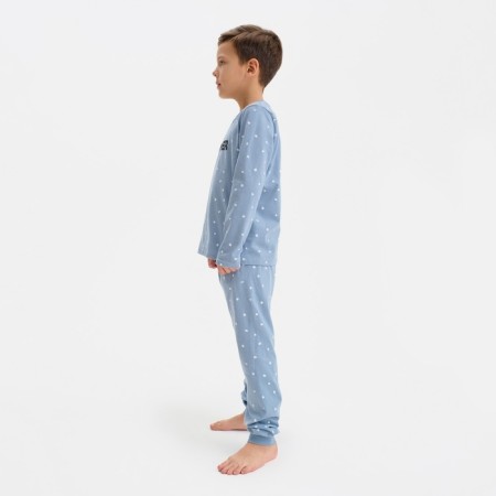 Children's pajamas for the boy KAFTAN Brother, R.30 (98-104), gray-blue-3