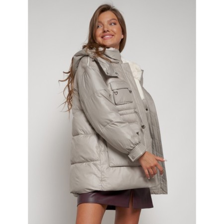 Winter jacket, size 52, light brown color-19