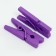 A set of clothespins for decor 50 pcs., Purple - 2.5 cm