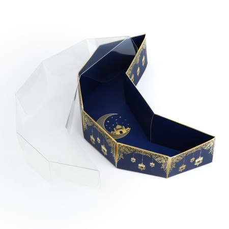 Box for confectionery "crescent", 15 x 22 x 6 cm, Ramadan-1