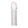 Toyfa A-Toys, TPR, transparent, 15.2 cm penis.