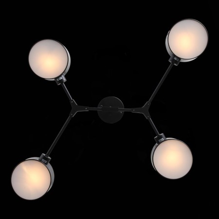 Ceiling EVOLUCE lamp. Sle183402-04. Gemento. 4x60 watts, E14, 68x71.5x32 cm, black color-9