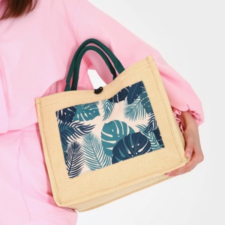 Bag Women's Beach "Tropics", 35x30x14 cm-7