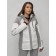 Ski jacket female winter, size 60, white color