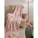 Luxe Pink/Gold blanket, size 200x220 cm, pink color
