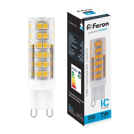 LED LED Feron, G9, 7 W, 175-265 V, daylight