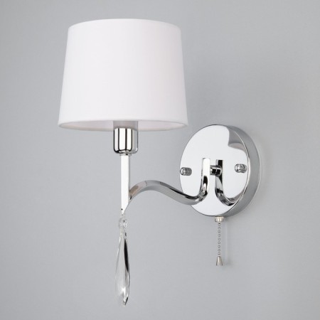 Wall lamp EUROSVET MADERA 10127/1, E14, 1x40W, 250x150x340 mm, chromium color