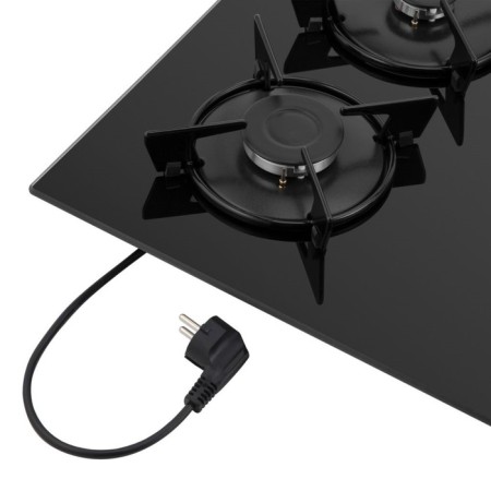 Honing panel HOMSAIR HGG641EBK, gas, 4 burners, black-2
