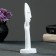 Figure "Mask in the hands" White 20cm
