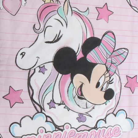 Crystick "Minnie Mouse" with a unicorn, 143*215 cm, 100 % cotton, Poplin-3