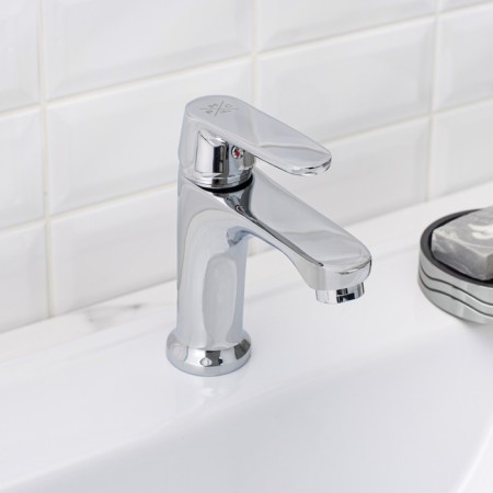 Sink mixer "RMS" SL123-001F, single-leaf, cartridge 35 mm, zinc, chrome-2