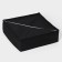 Organizer for storing linen "Smart", 24 cells, 32 × 32 × 10 cm, black color