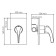 Shower mixer Wasserkraft Sauer 7151, single -leaf, without watering can, without spout, gold