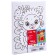 Picture on numbers for children "Funny Hedgehog", 21 x 15 cm