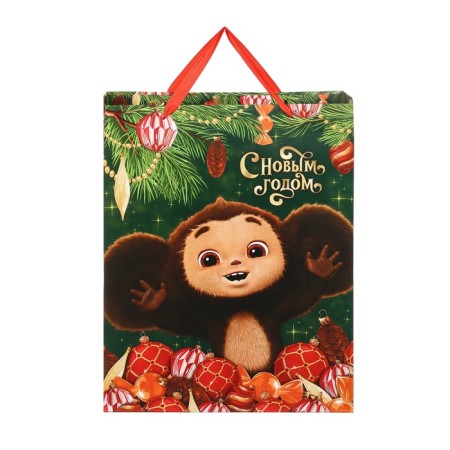 Gift package, 31x40x11.5 cm, packaging, Cheburashka-3