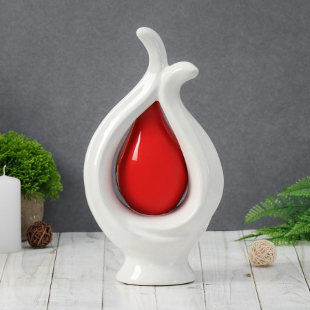 Vase abstraction "drop" in a jug 14x27 cm, mix-1